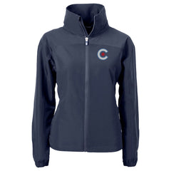 Chicago Cubs Cutter & Buck Women's City Connect Charter Eco Recycled Full-Zip Jacket - MLB
