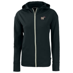 Washington Nationals Cutter & Buck Women's City Connect Daybreak Eco Recycled Full-Zip Hoodie - MLB