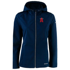 Los Angeles Angels Cutter & Buck Women's City Connect Evoke Eco Softshell Recycled Full-Zip Hoodie Jacket - MLB