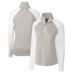 Houston Astros Cutter & Buck Women's City Connect Forge Tonal Stripe Stretch Half-Zip Pullover Top - MLB