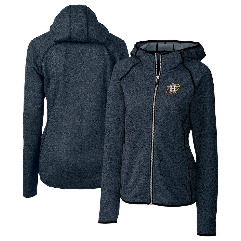 Houston Astros Cutter & Buck Women's City Connect Mainsail Full-Zip Hooded Jacket - MLB