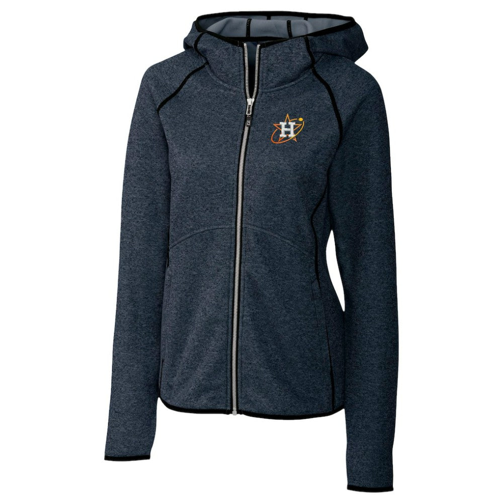 Houston Astros Cutter & Buck Women's City Connect Mainsail Full-Zip Hooded Jacket - MLB
