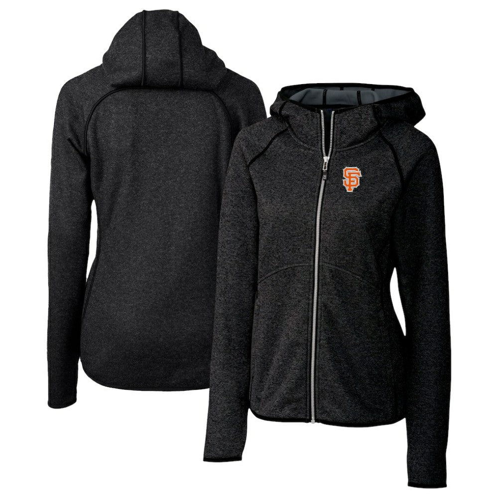 San Francisco Giants Cutter & Buck Women's City Connect Mainsail Full-Zip Hooded Jacket - MLB