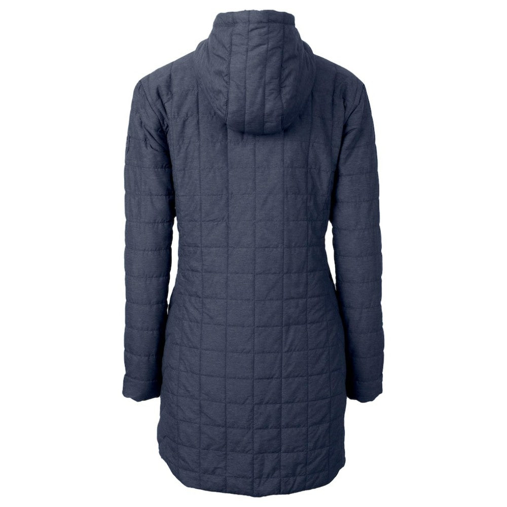 Chicago Cubs Cutter & Buck Women's City Connect Rainier PrimaLoft Eco Insulated Hooded Long Coat - MLB