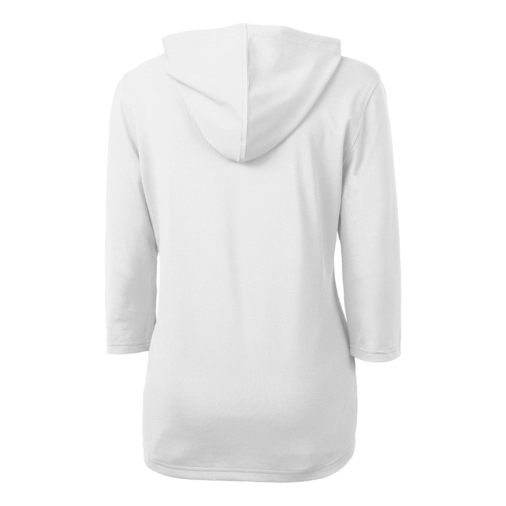 San Diego Padres Cutter & Buck Women's City Connect Virtue Eco Pique Recycled Half-Zip Pullover Hoodie - MLB