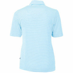 Chicago Cubs Cutter & Buck Women's City Connect Virtue Eco Pique Stripe Recycled Top - MLB