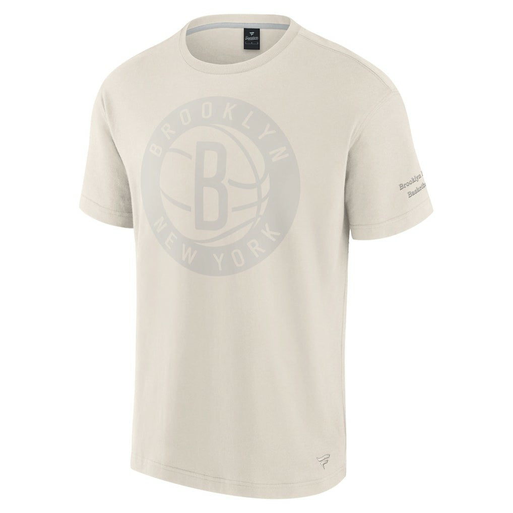 Brooklyn Nets Elements Iconic T-Shirt Cream - NBA