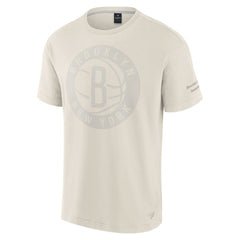 Brooklyn Nets Elements Iconic T-Shirt Cream - NBA
