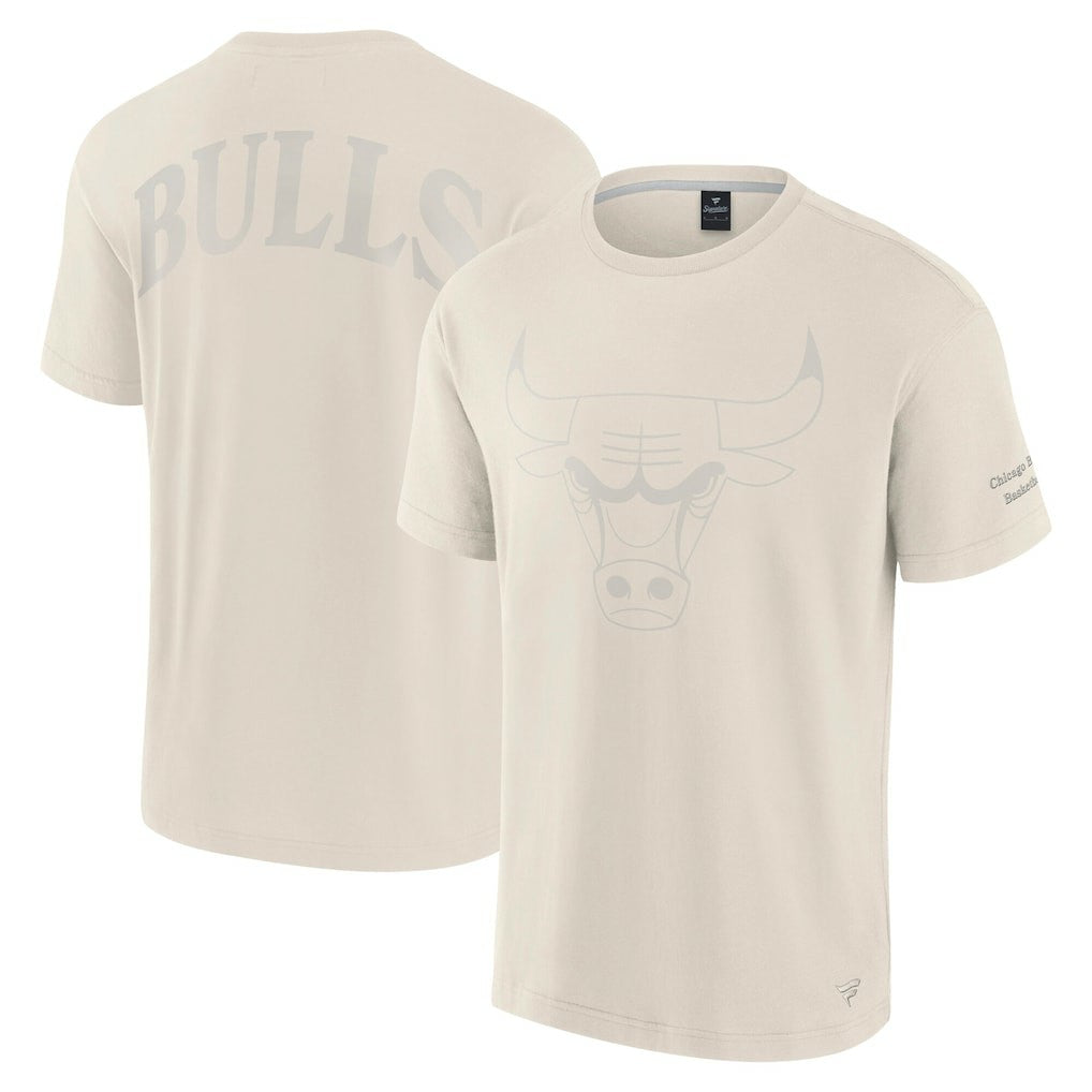 Chicago Bulls Elements Iconic T-Shirt Cream - NBA