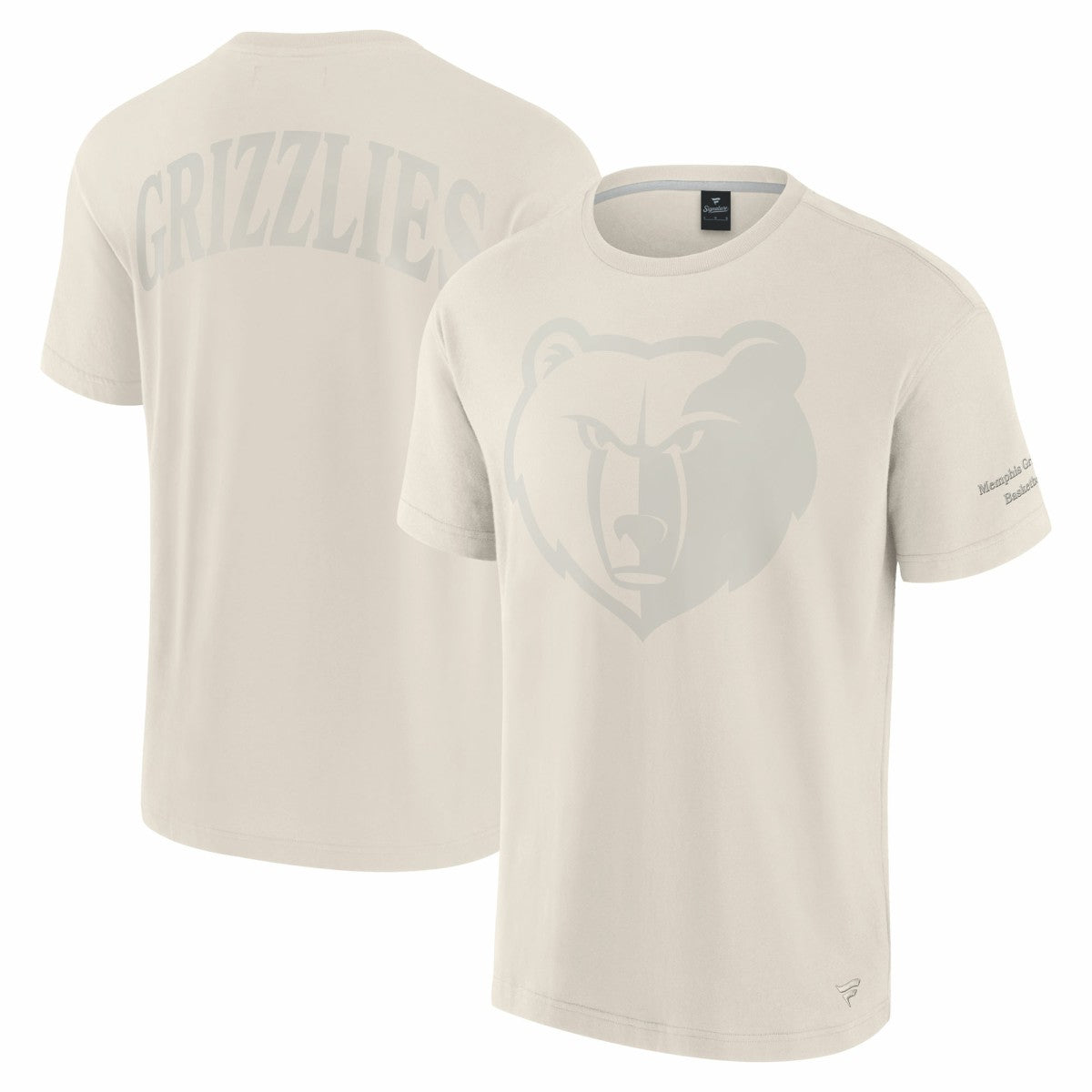 Memphis Grizzlies Elements Iconic T-Shirt Cream - NBA