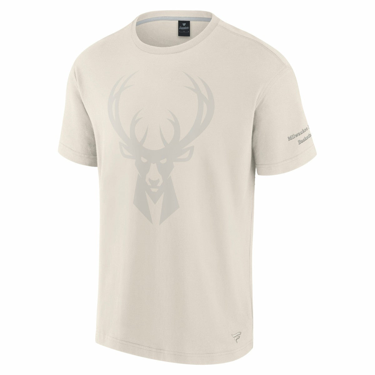 Milwaukee Bucks Elements Iconic T-Shirt Cream - NBA