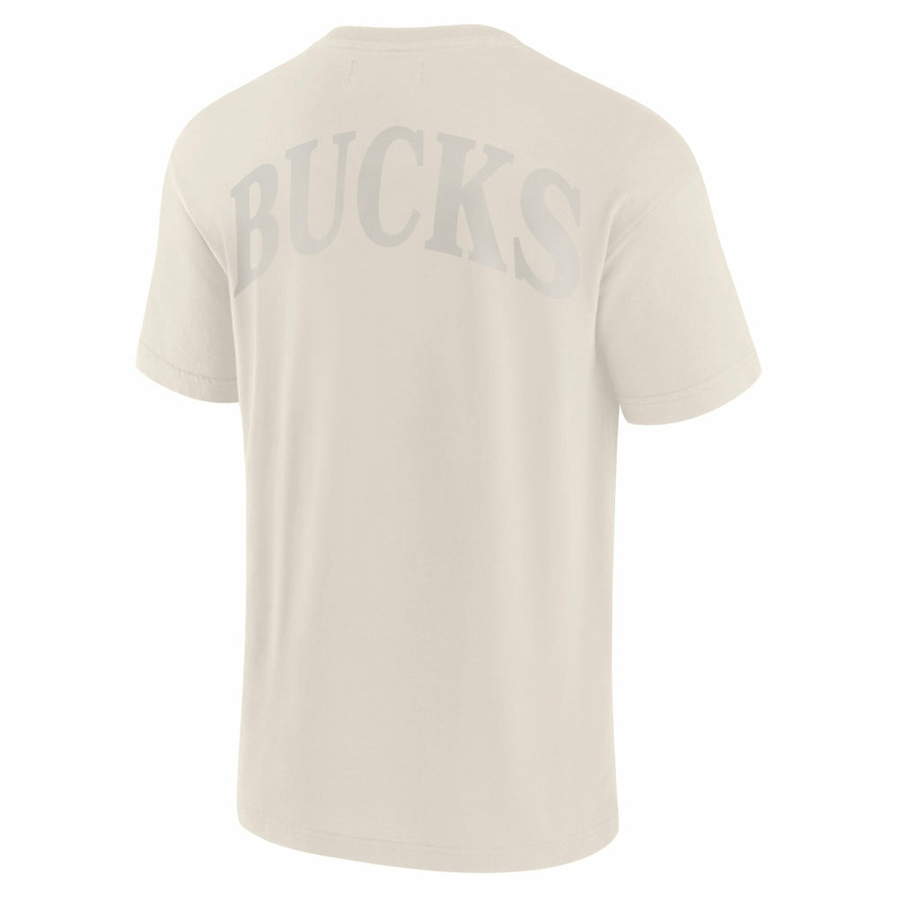 Milwaukee Bucks Elements Iconic T-Shirt Cream - NBA