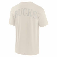 Milwaukee Bucks Elements Iconic T-Shirt Cream - NBA