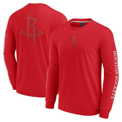 Houston Rockets Elements Strive Long Sleeve T-Shirt  Red - NBA