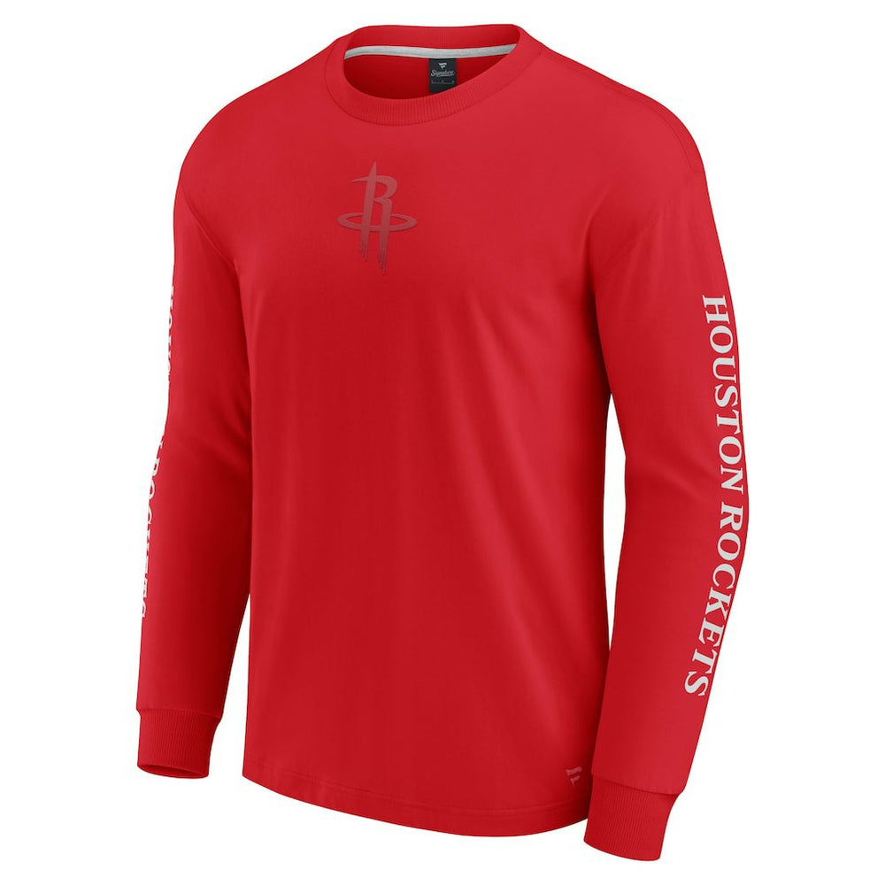Houston Rockets Elements Strive Long Sleeve T-Shirt  Red - NBA