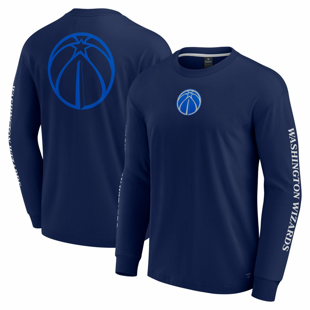 Washington Wizards Elements Strive Long Sleeve T-Shirt  Navy - NBA