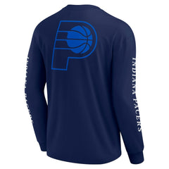 Indiana Pacers Elements Strive Long Sleeve T-Shirt  Navy - NBA