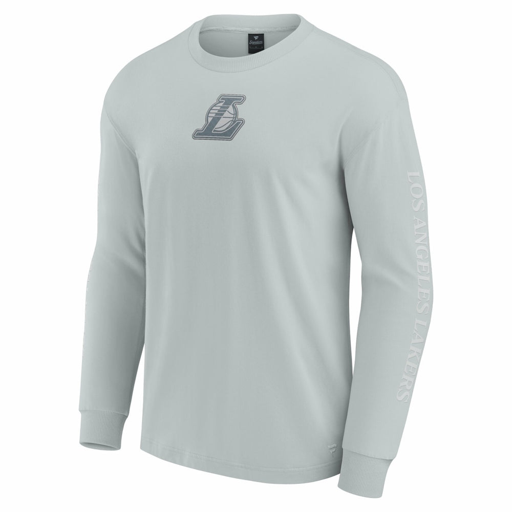 Los Angeles Lakers Elements Strive Long Sleeve T-Shirt  Gray - NBA