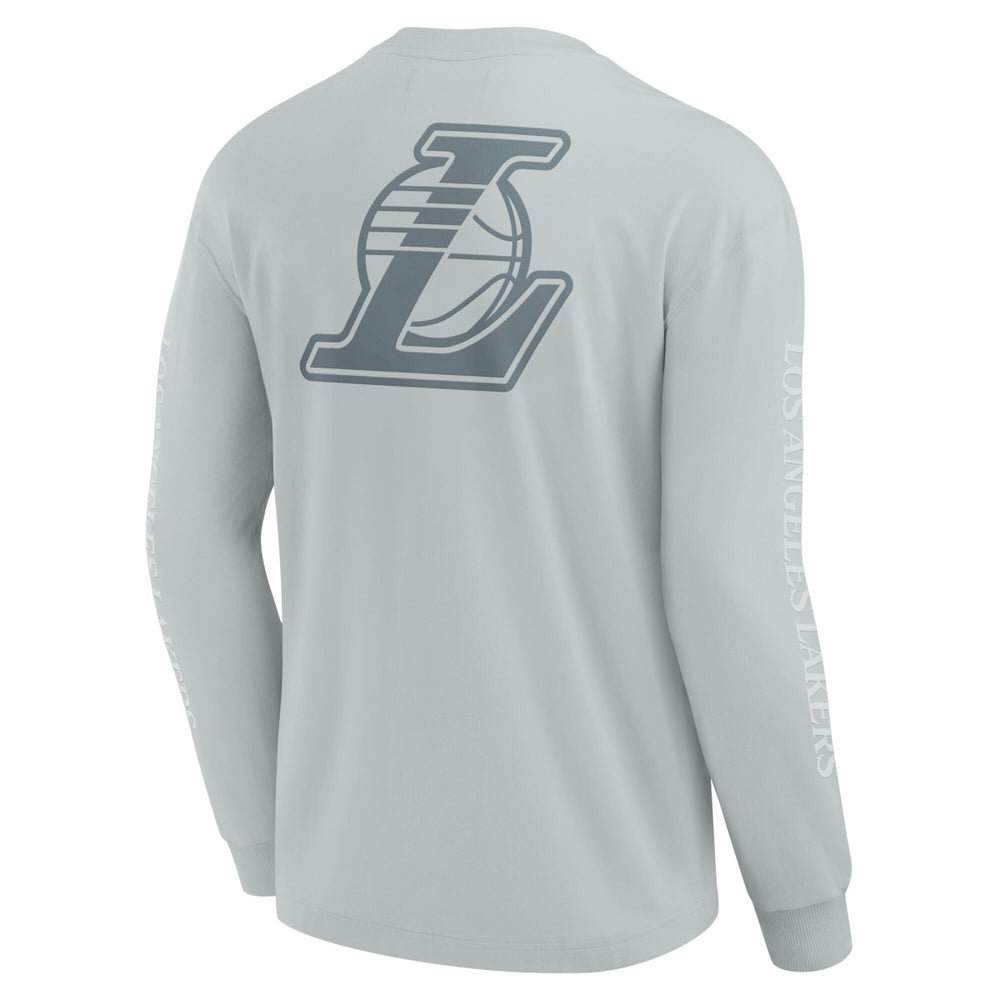 Los Angeles Lakers Elements Strive Long Sleeve T-Shirt  Gray - NBA
