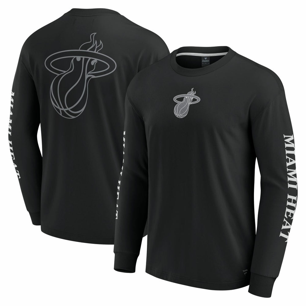 Miami Heat Elements Strive Long Sleeve T-Shirt  Black - NBA