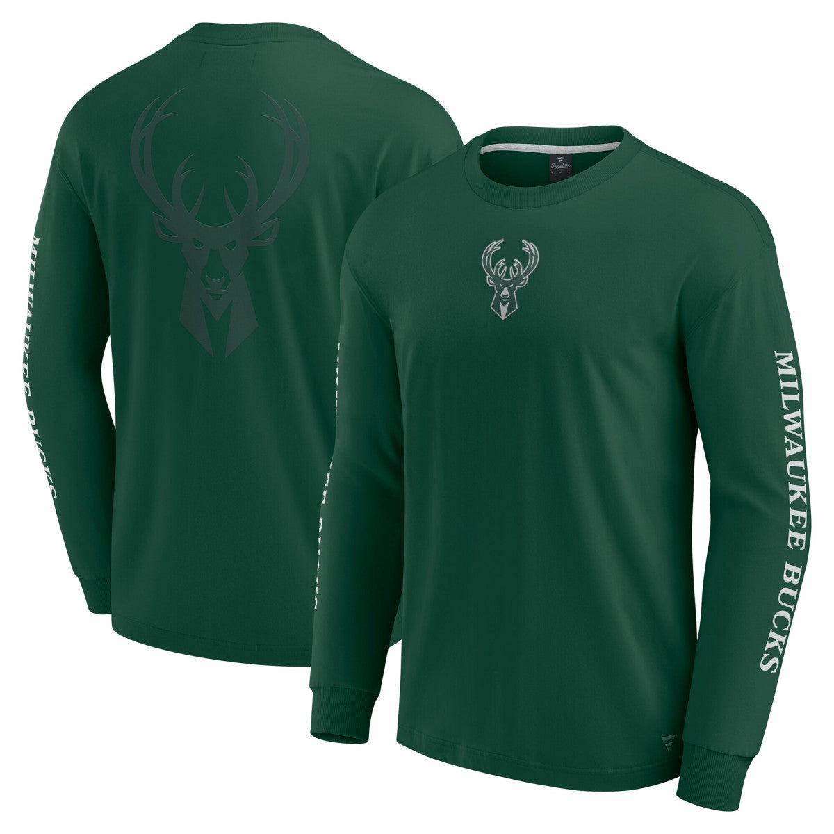 Milwaukee Bucks Elements Strive Long Sleeve T-Shirt  Hunter Green - NBA
