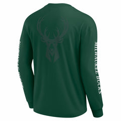 Milwaukee Bucks Elements Strive Long Sleeve T-Shirt  Hunter Green - NBA