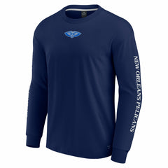 New Orleans Pelicans Elements Strive Long Sleeve T-Shirt  Navy - NBA
