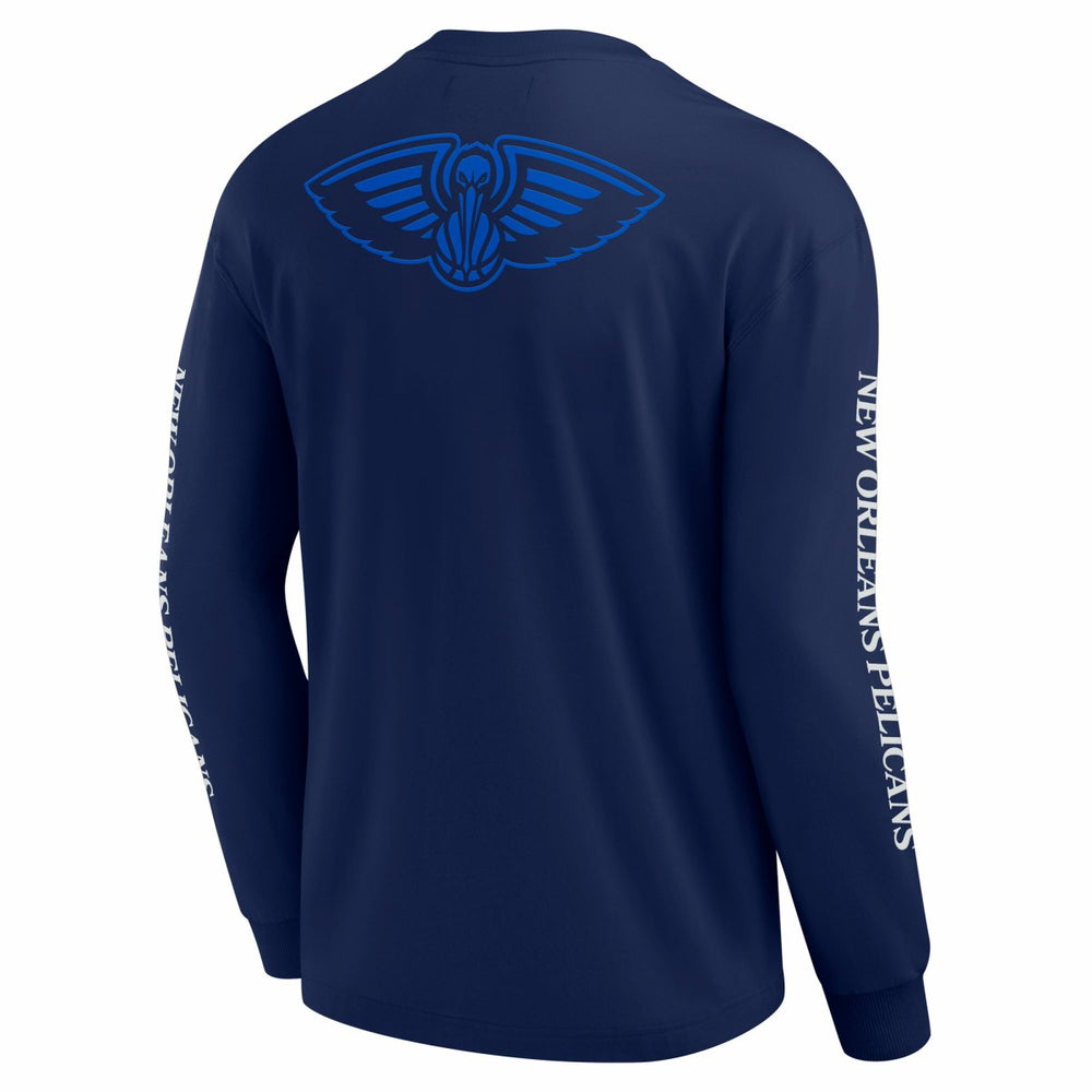 New Orleans Pelicans Elements Strive Long Sleeve T-Shirt  Navy - NBA