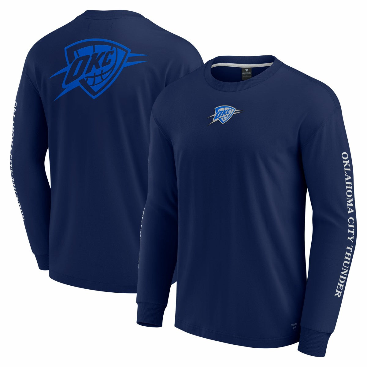 Oklahoma City Thunder Elements Strive Long Sleeve T-Shirt  Navy - NBA