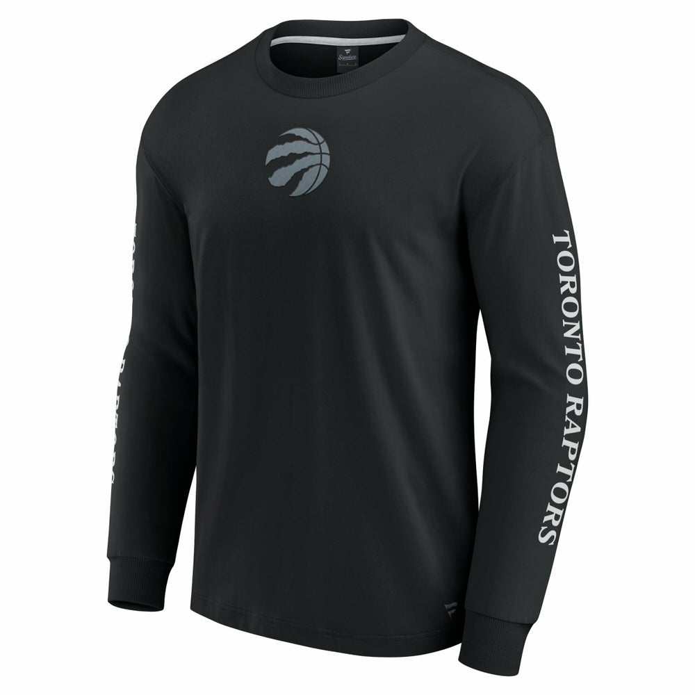 Toronto Raptors Elements Strive Long Sleeve T-Shirt  Black - NBA