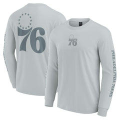 Philadelphia 76ers Elements Strive Long Sleeve T-Shirt  Gray - NBA