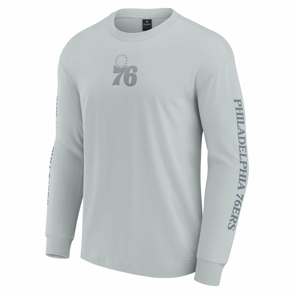 Philadelphia 76ers Elements Strive Long Sleeve T-Shirt  Gray - NBA