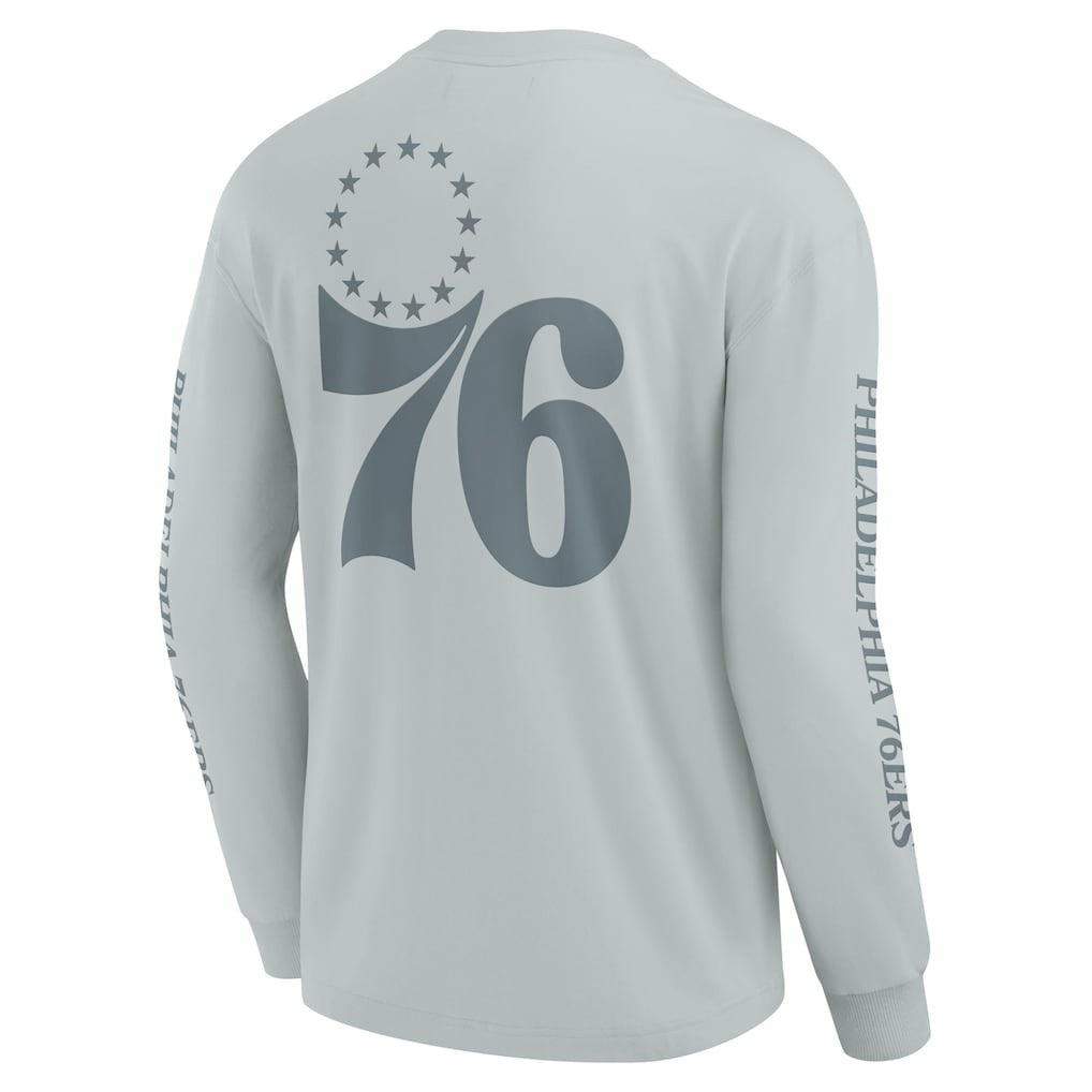 Philadelphia 76ers Elements Strive Long Sleeve T-Shirt  Gray - NBA
