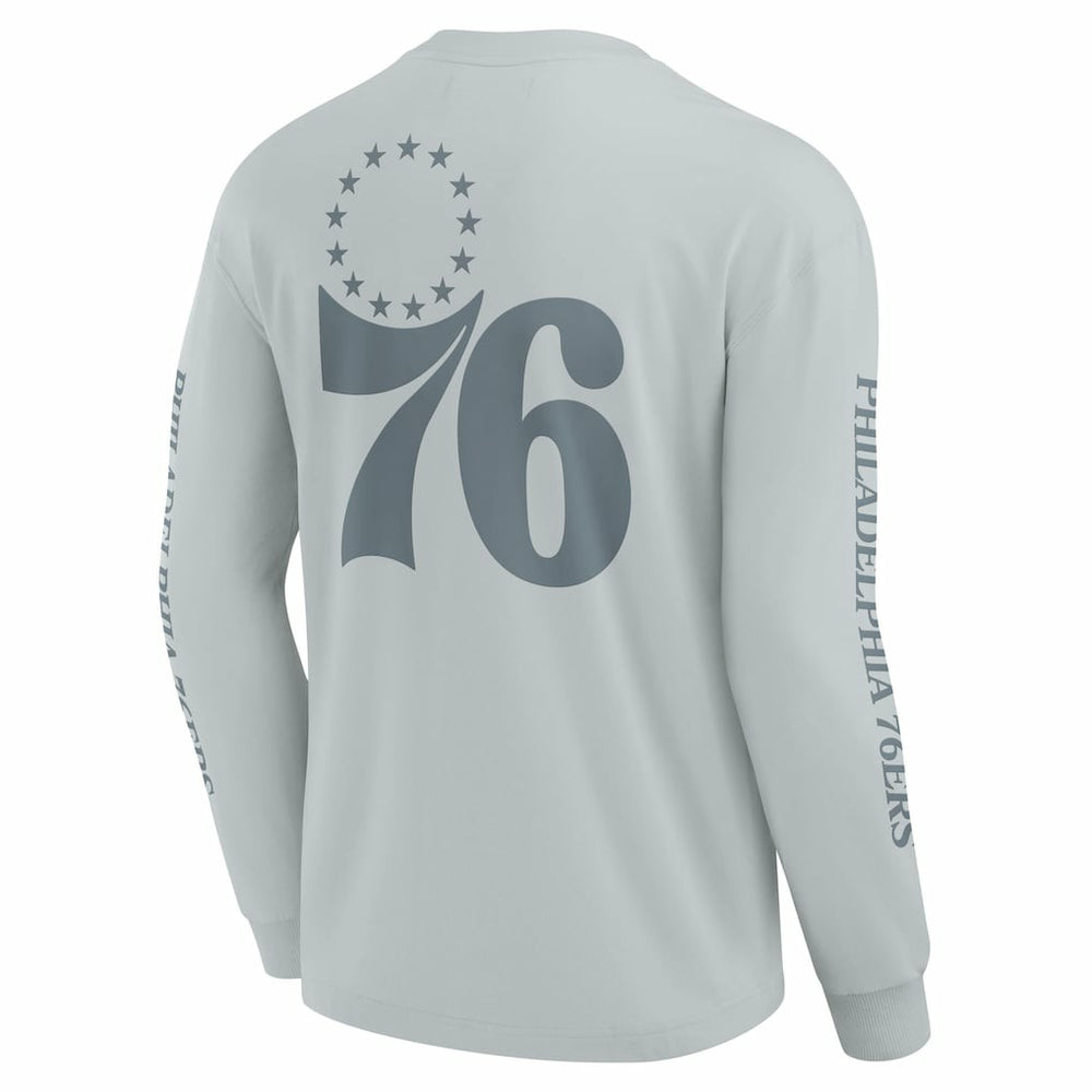 Philadelphia 76ers Elements Strive Long Sleeve T-Shirt  Gray - NBA