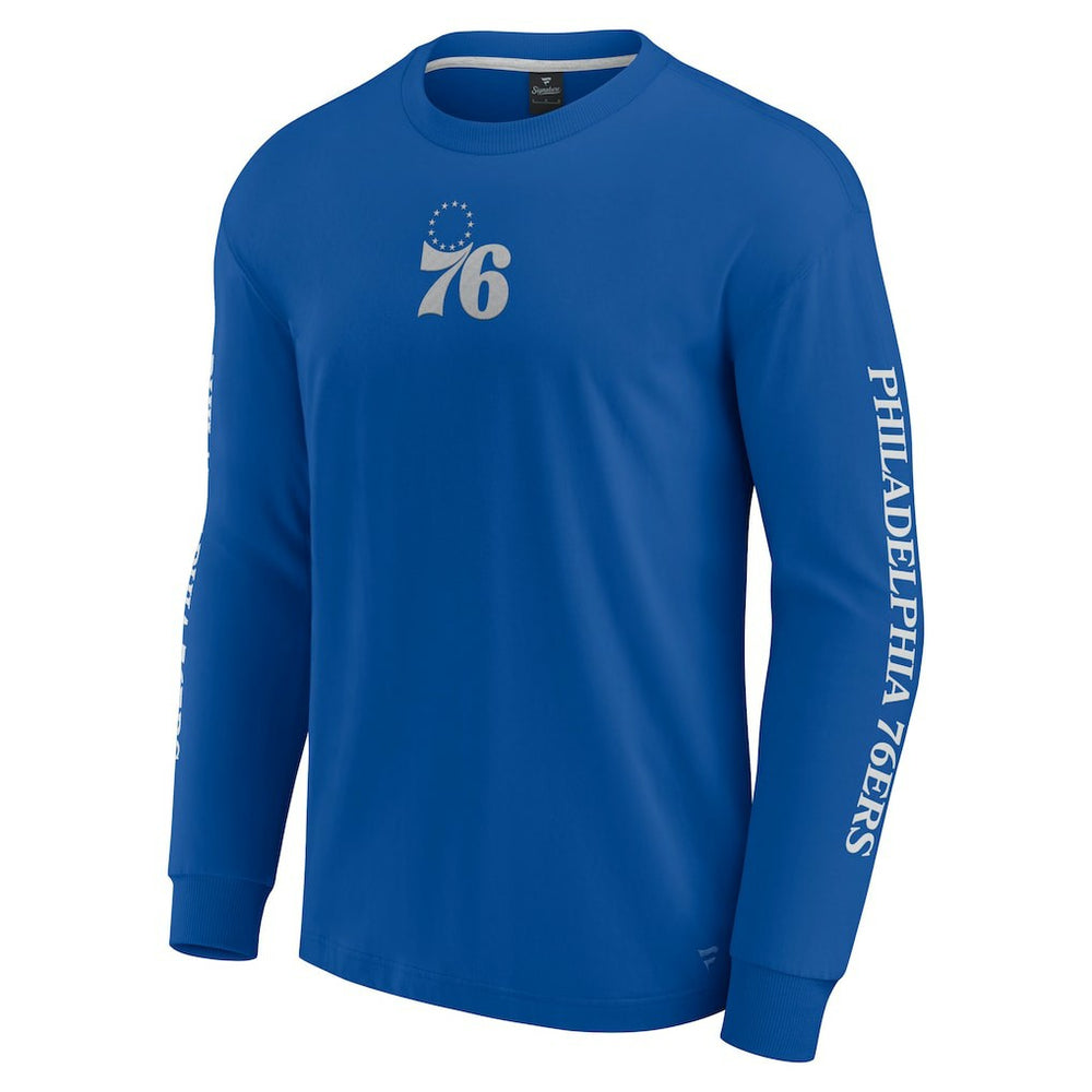 Philadelphia 76ers Elements Strive Long Sleeve T-Shirt  Royal - NBA