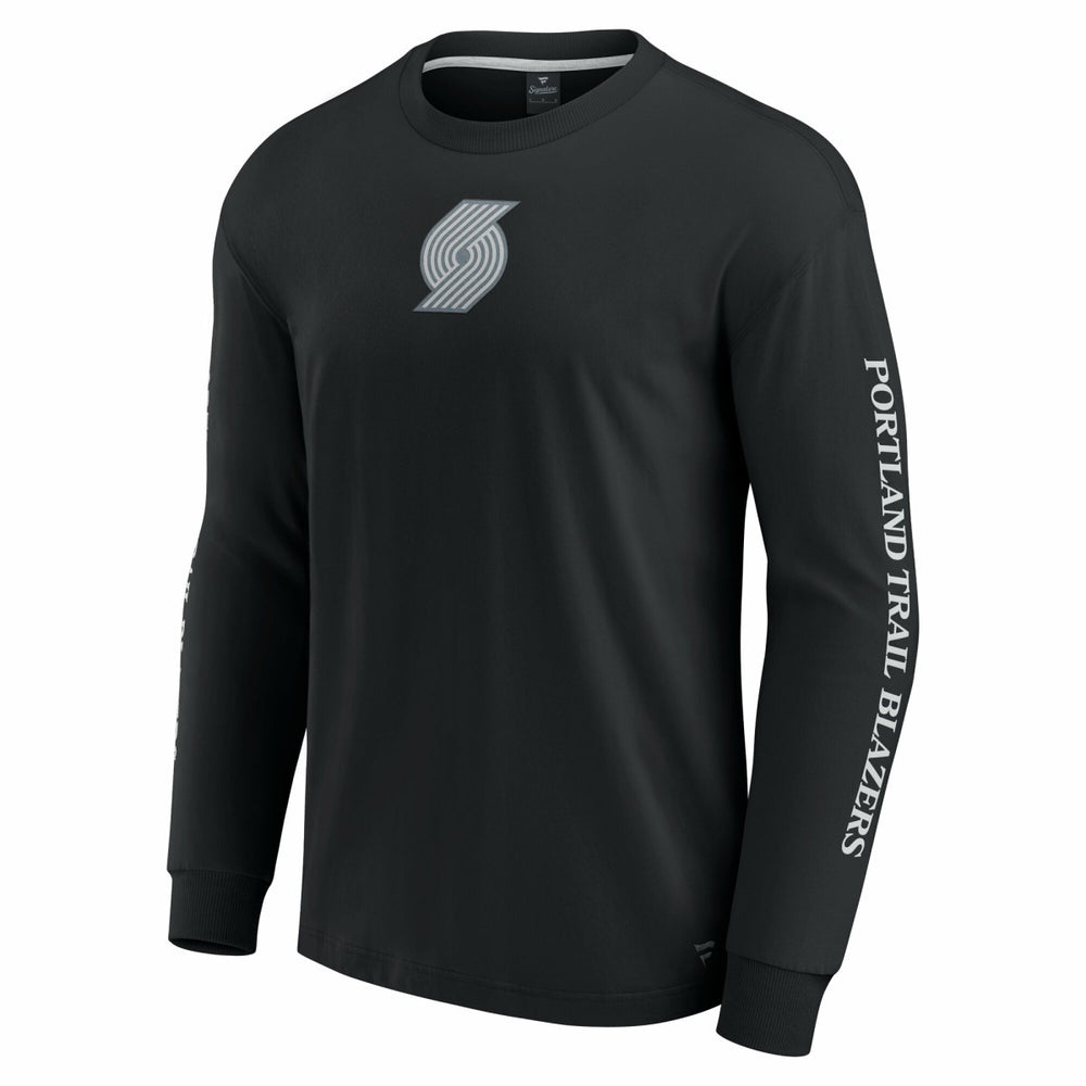 Portland Trail Blazers Elements Strive Long Sleeve T-Shirt  Black - NBA