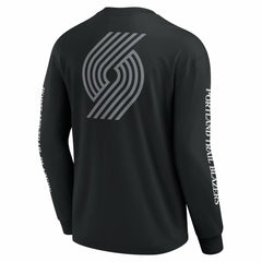 Portland Trail Blazers Elements Strive Long Sleeve T-Shirt  Black - NBA