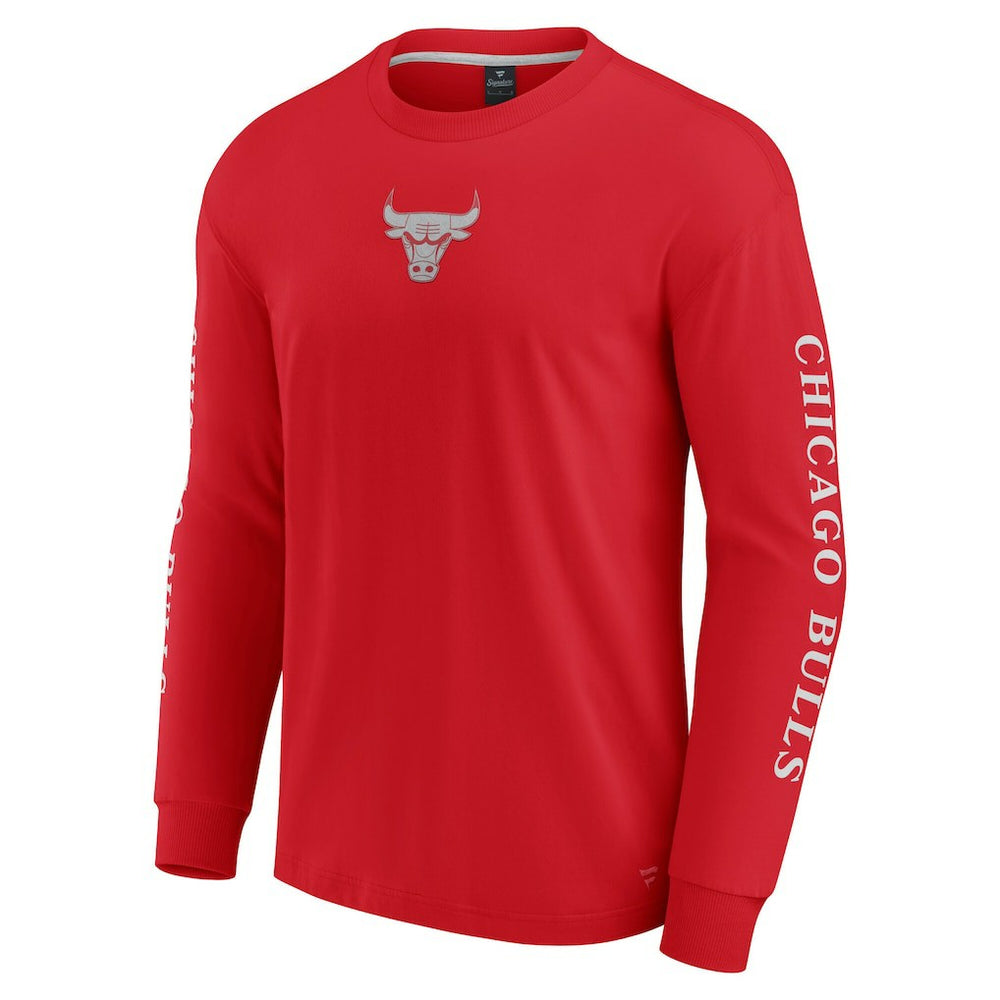Chicago Bulls Elements Strive Long Sleeve T-Shirt  Red - NBA