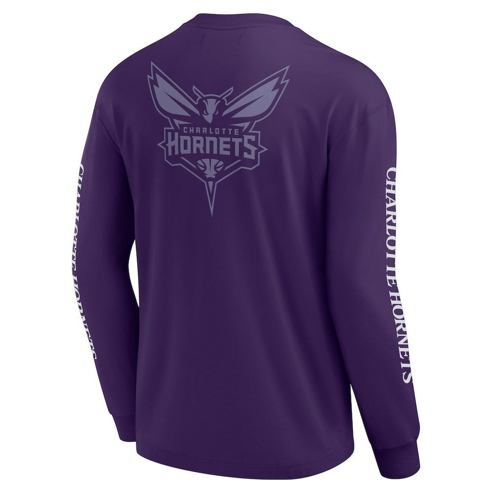 Charlotte Hornets Elements Strive Long Sleeve T-Shirt  Purple - NBA