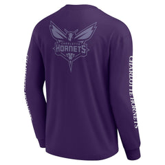 Charlotte Hornets Elements Strive Long Sleeve T-Shirt  Purple - NBA