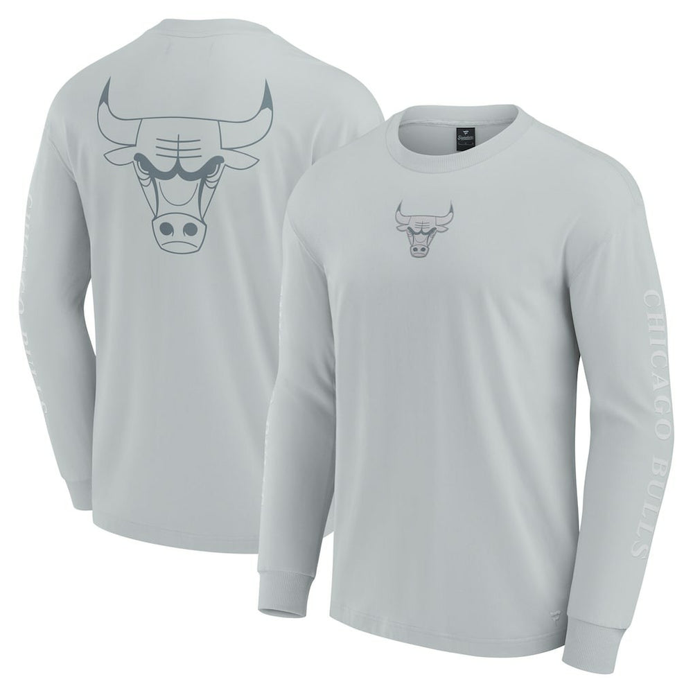 Chicago Bulls Elements Strive Long Sleeve T-Shirt  Gray - NBA