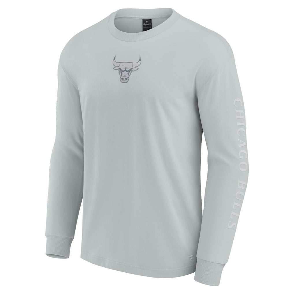 Chicago Bulls Elements Strive Long Sleeve T-Shirt  Gray - NBA