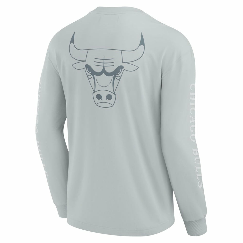Chicago Bulls Elements Strive Long Sleeve T-Shirt  Gray - NBA