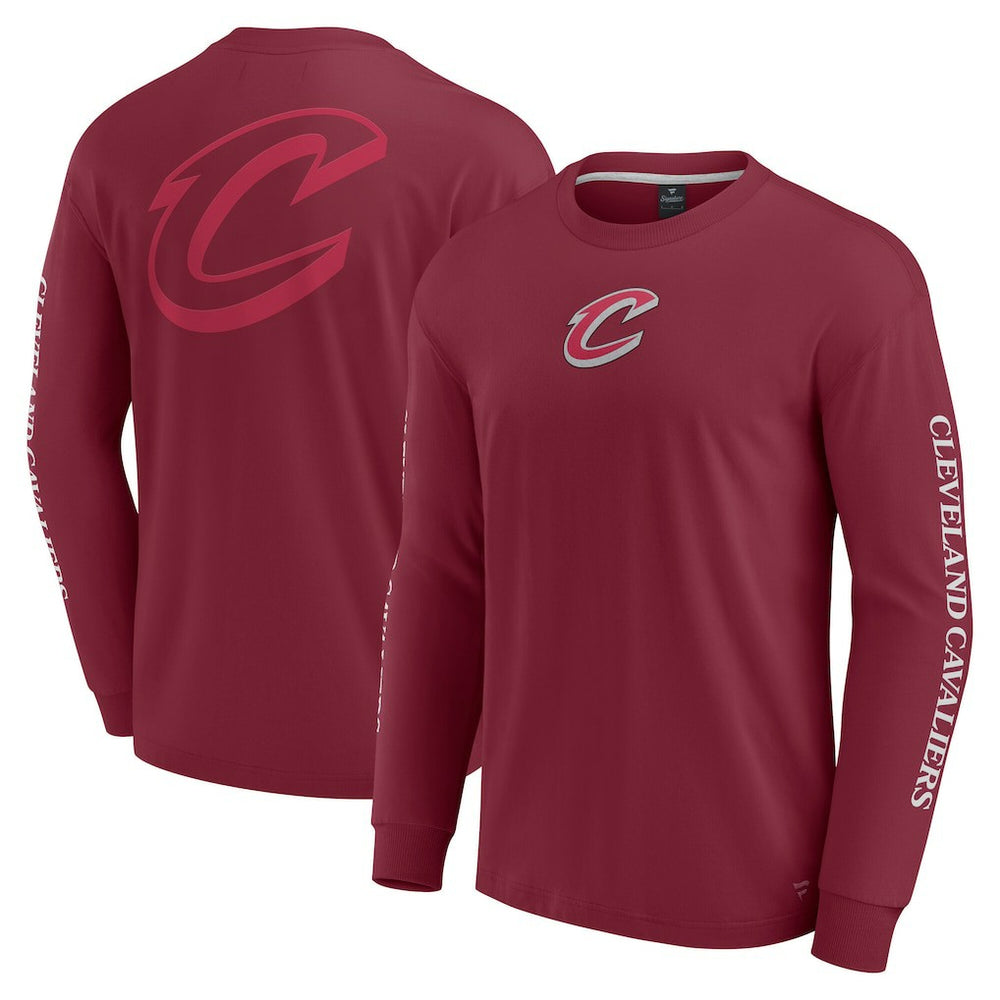 Cleveland Cavaliers Elements Strive Long Sleeve T-Shirt  Wine - NBA
