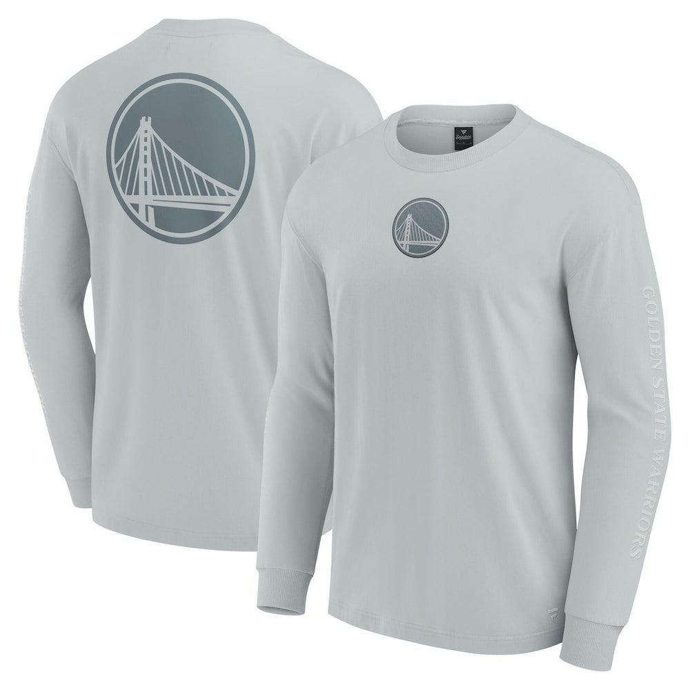 Golden State Warriors Elements Strive Long Sleeve T-Shirt  Gray - NBA