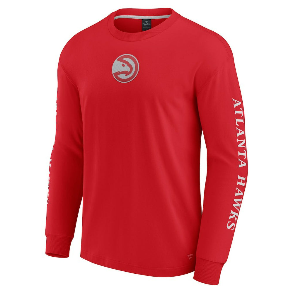 Atlanta Hawks Elements Strive Long Sleeve T-Shirt  Red - NBA