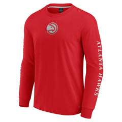 Atlanta Hawks Elements Strive Long Sleeve T-Shirt  Red - NBA