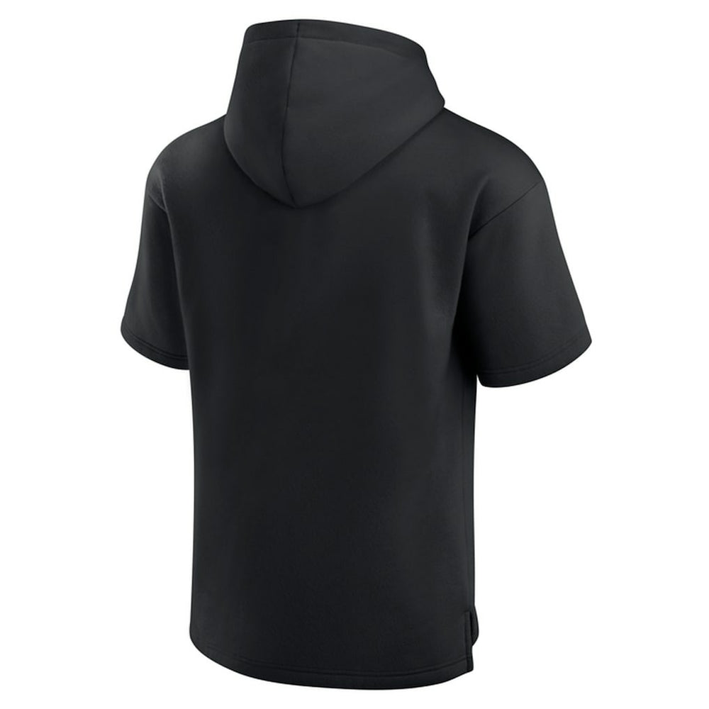 Chicago Bulls Elements Ready Short Sleeve Pullover Hoodie Black - NBA