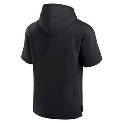 Chicago Bulls Elements Ready Short Sleeve Pullover Hoodie Black - NBA