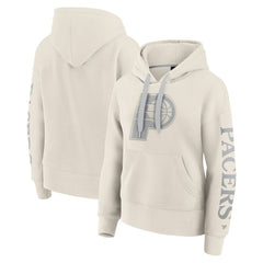 Indiana Pacers Women's Elements Next Pullover Hoodie Cream - NBA